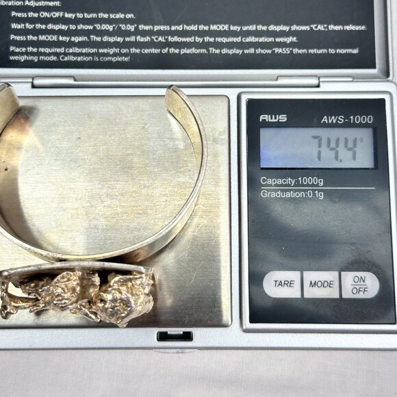 Vtg Denmark Silver J Anderson Erik Dennung Cuff Bracelet Ring Set AD Design - Picture 14 of 14